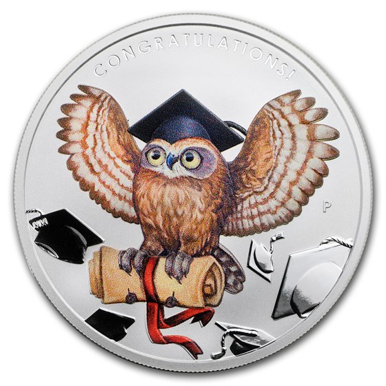 2018 Australia 1 oz Silver Graduation Proof 2018 Australia 1 oz Silver Graduation Proof